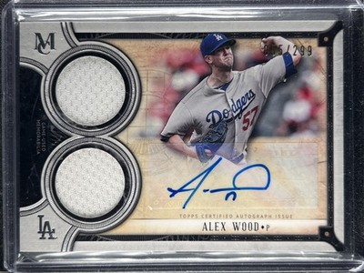 Wood, Alex - 2018 Topps Museum Collection - Swatch/Autograph - 55/299