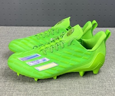 Adidas Adizero Big Mood Solar Green Silver Football Cleats GX7891