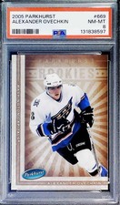 2005-06 Upper Deck Parkhurst #669 Alexander Ovechkin Capitals RC Rookie PSA 8