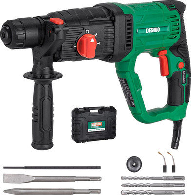 1'' Sds-Plus Lightweight Rotary Hammer Drill, 9 Amp 4 Functions Corded Variable S