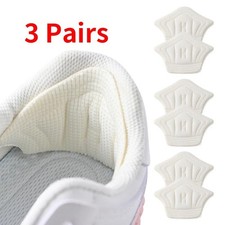 6pcs Heel Pads Shoe Insoles Cushion Inserts Anti Slip Wear Protection UK