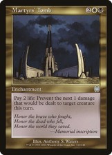 MTG Magic the Gathering Martyrs' Tomb (110/148) Apocalypse MP