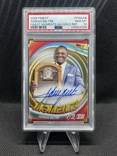 Adrian Beltre 2025 Finest Gold Refractor Auto /50 PSA 10