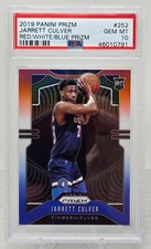 2019 Panini Prizm Red White Blu Refractor JARRETT CULVER RC CARD PSA 10 GEM MINT