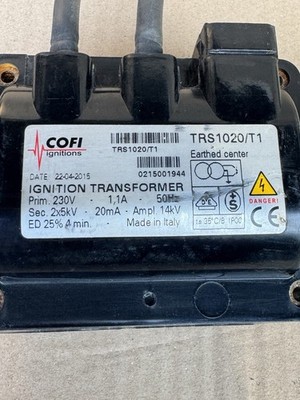 Cofi Zündtransformator Ignition  Transformer TRS1020/T1  2x5 kV  Zündtrafo Trafo