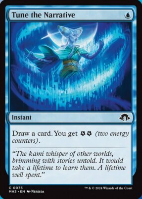 x4 Tune the Narrative - Foil C MTG Modern Horizons 3 M/NM, English