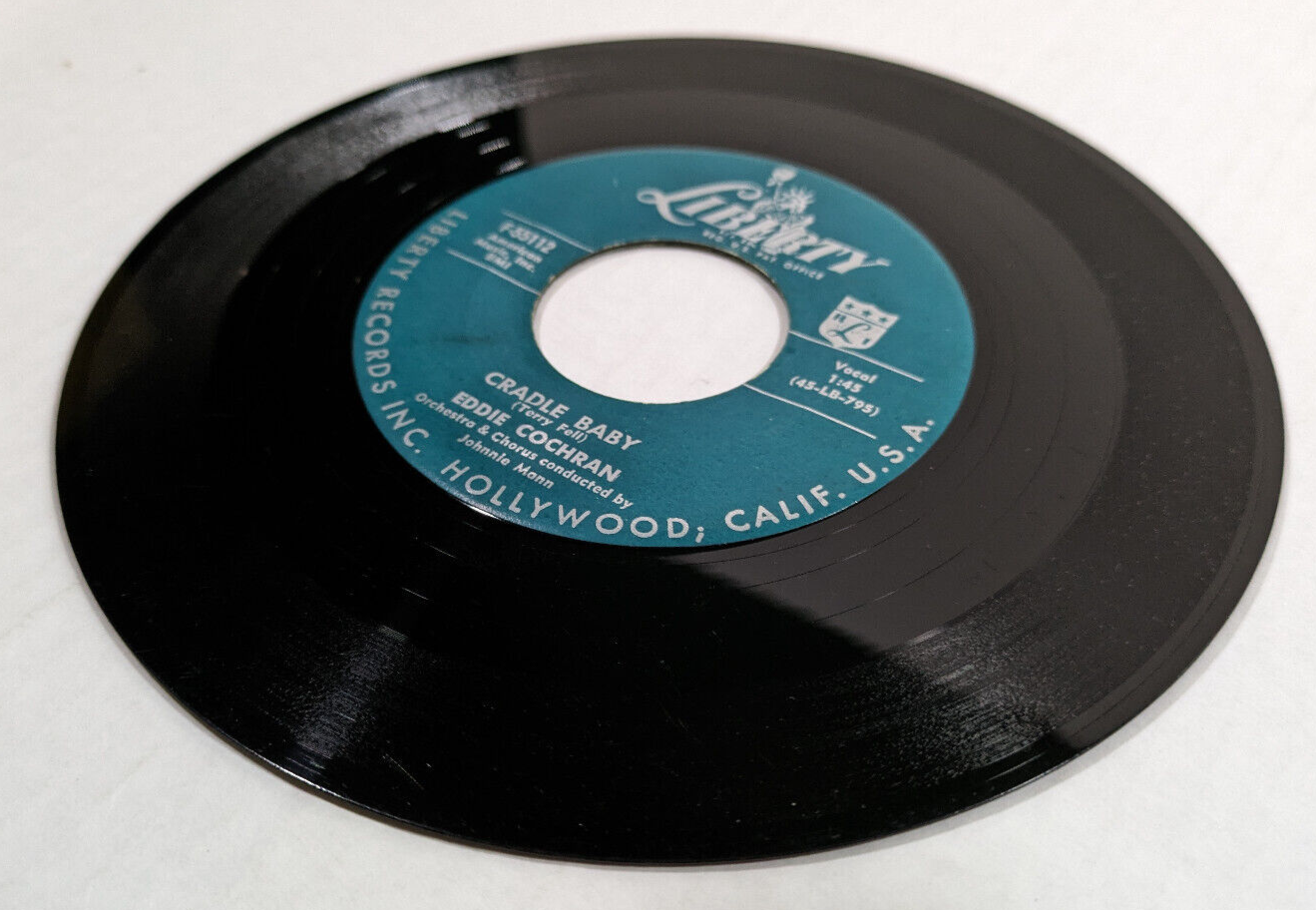 ROCKABILLY Eddie Cochran Twenty Flight Rock, & Cradle Baby, 1957 eBay