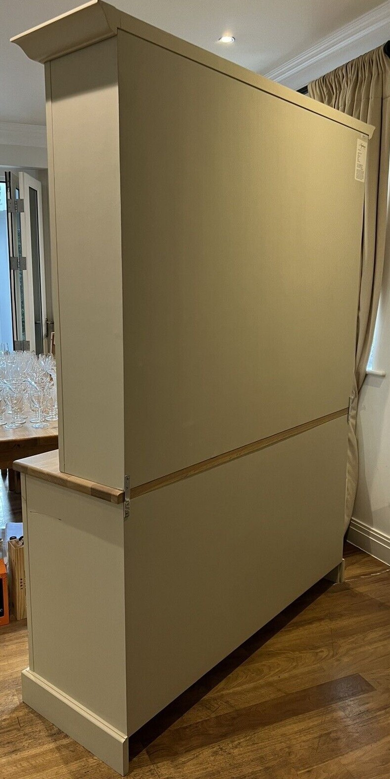 Neptune Chichester 5ft Glazed Rack Dresser with glass doors in