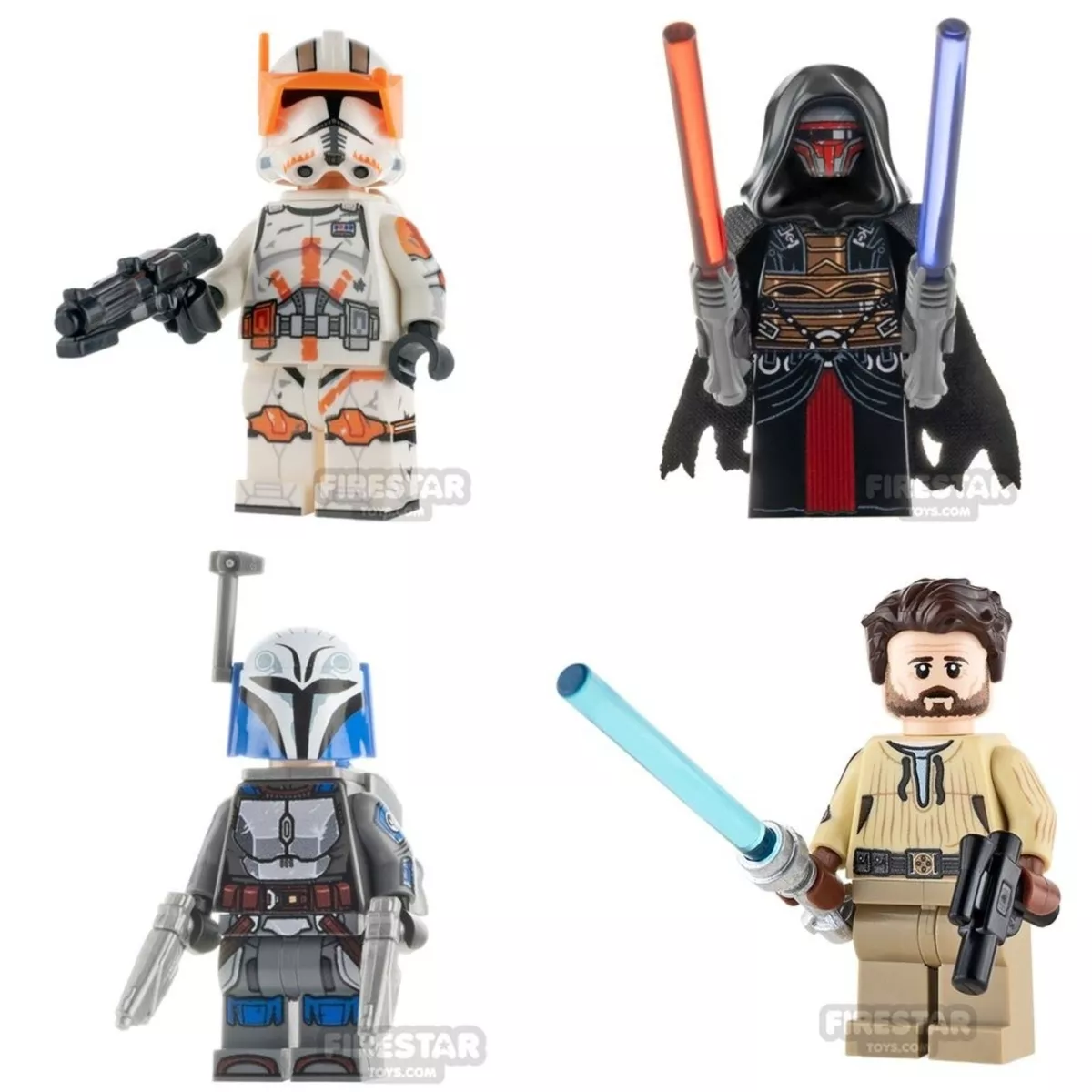 Minifig: Space Wars Dark vs. Light Assassin Droid – Saber