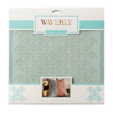 12 X 12 SCALLOP - Waverly Inspirations Laser Cut Reusable DIY Wall Decor Stencil