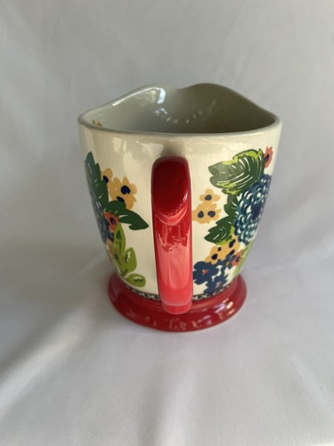 Pioneer Woman Large Ceramic Measuring Cup Dazzling Dahlias 4 Cups 1 Quart - Picture 2 of 8