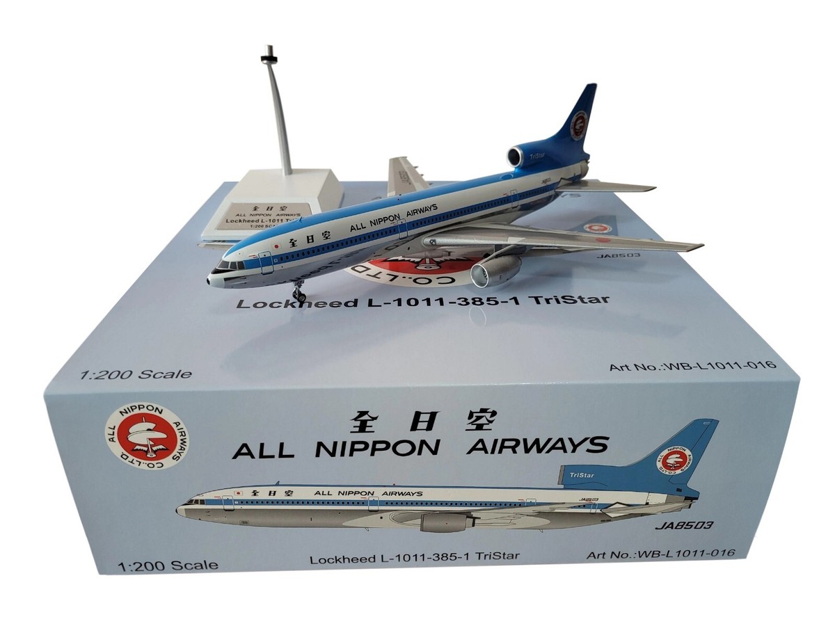 L-1011 ANA OLD LIVERY JA8503 W/STAND - WBMODELS VIA L-1011 ANA OLD LIVERY JA8503 W/STAND - WBMODELS VIA
