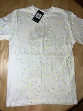 SMALL Nike Sportswear Speckle Logo Short Sleeve T-Shirt DM4458-104 BNWTS