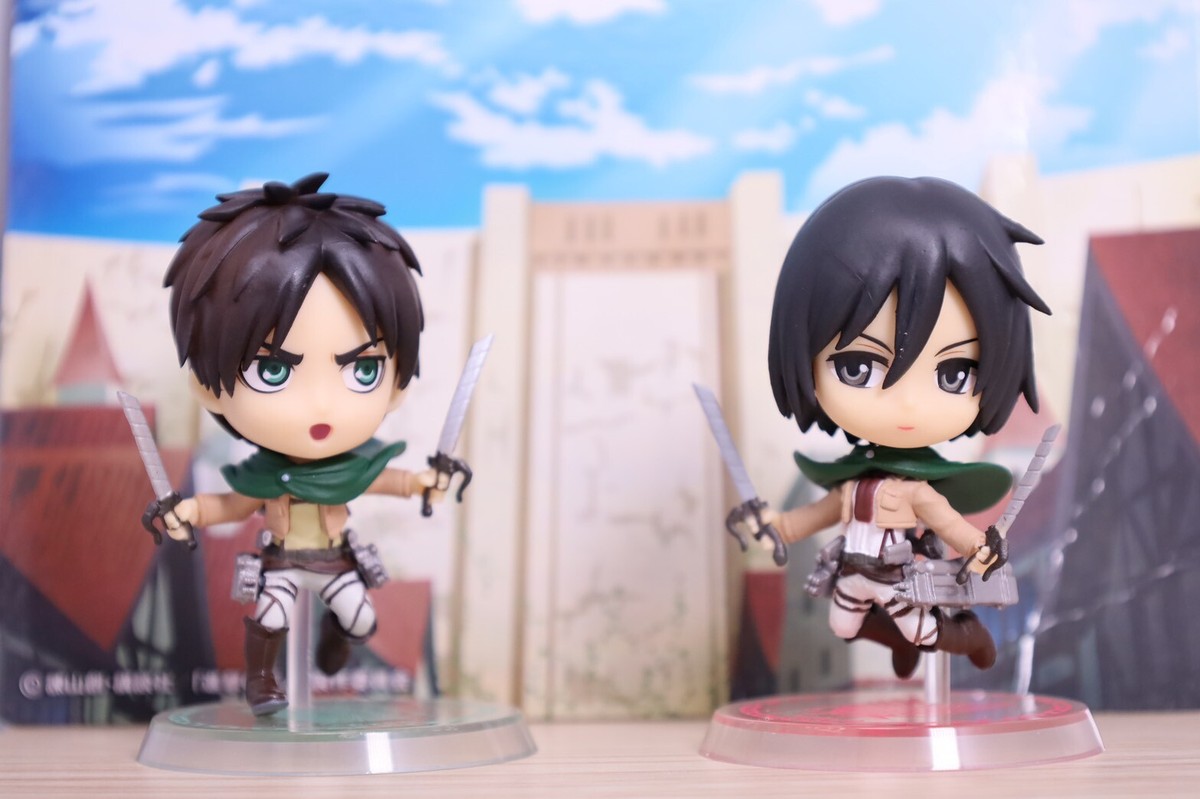 Shingeki No Kyojin Mikasa And Eren Chibi