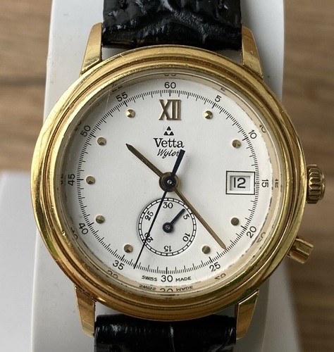 Rare Wyler Vetta Swiss Made Quartz Watch ETA 256.241 | eBay