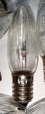 1 Ersatzlampe 14V 3W E10 Lichterkette ab 16 Brennstellen warm weiss 