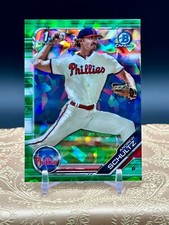 2019 Bowman Draft Chrome Green Refractor #'d 28/50 Andrew Schultz #BDC-120