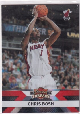 2010 Panini Threads Basketball NBA No. 136 Chris Bosh 7/199