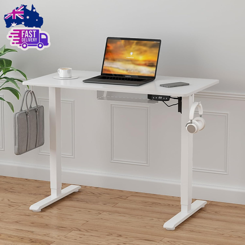 Electric Standing Desk, Height Adjustable Ergonomic Sit Stand Desks with Hanging