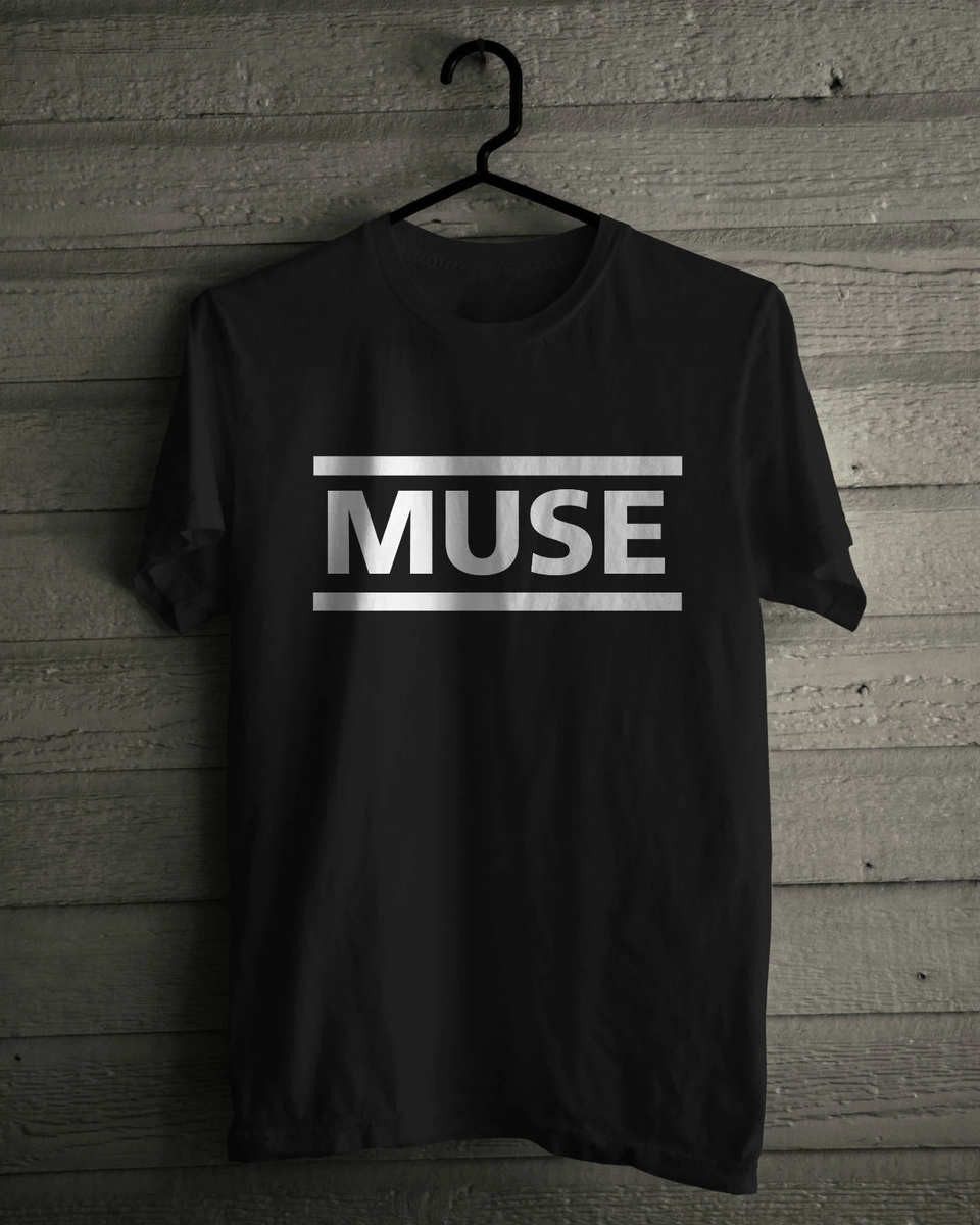 Muse Logo Gift For Fan Short Sleeve All size Black Unisex Shirt
