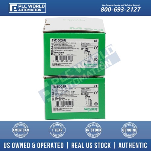 Schneider TM3DQ8R Modicon TM3-8 Relay Output Module, Screw Terminals, Brand New - Picture 5 of 6