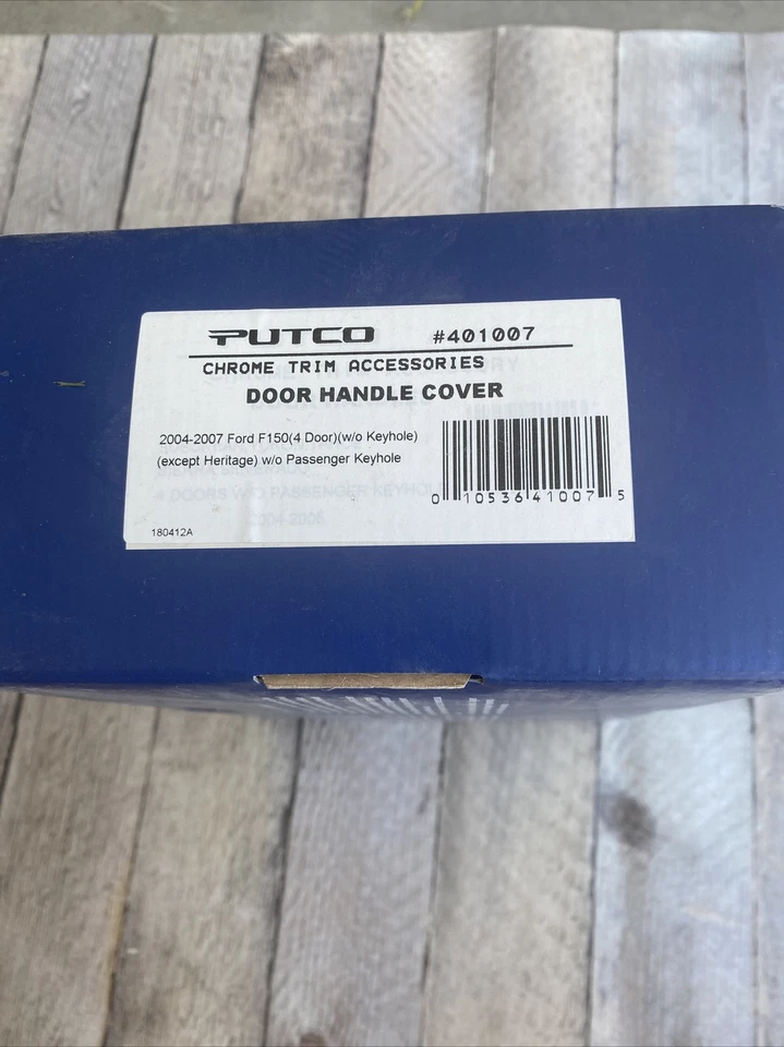 FORD F150 PUTCO 2004-2014 CUBIERTAS DE MANIJA DE PUERTA CROMADAS P/N 401007 NUEVAS, SIN USAR Foto 2 de 3