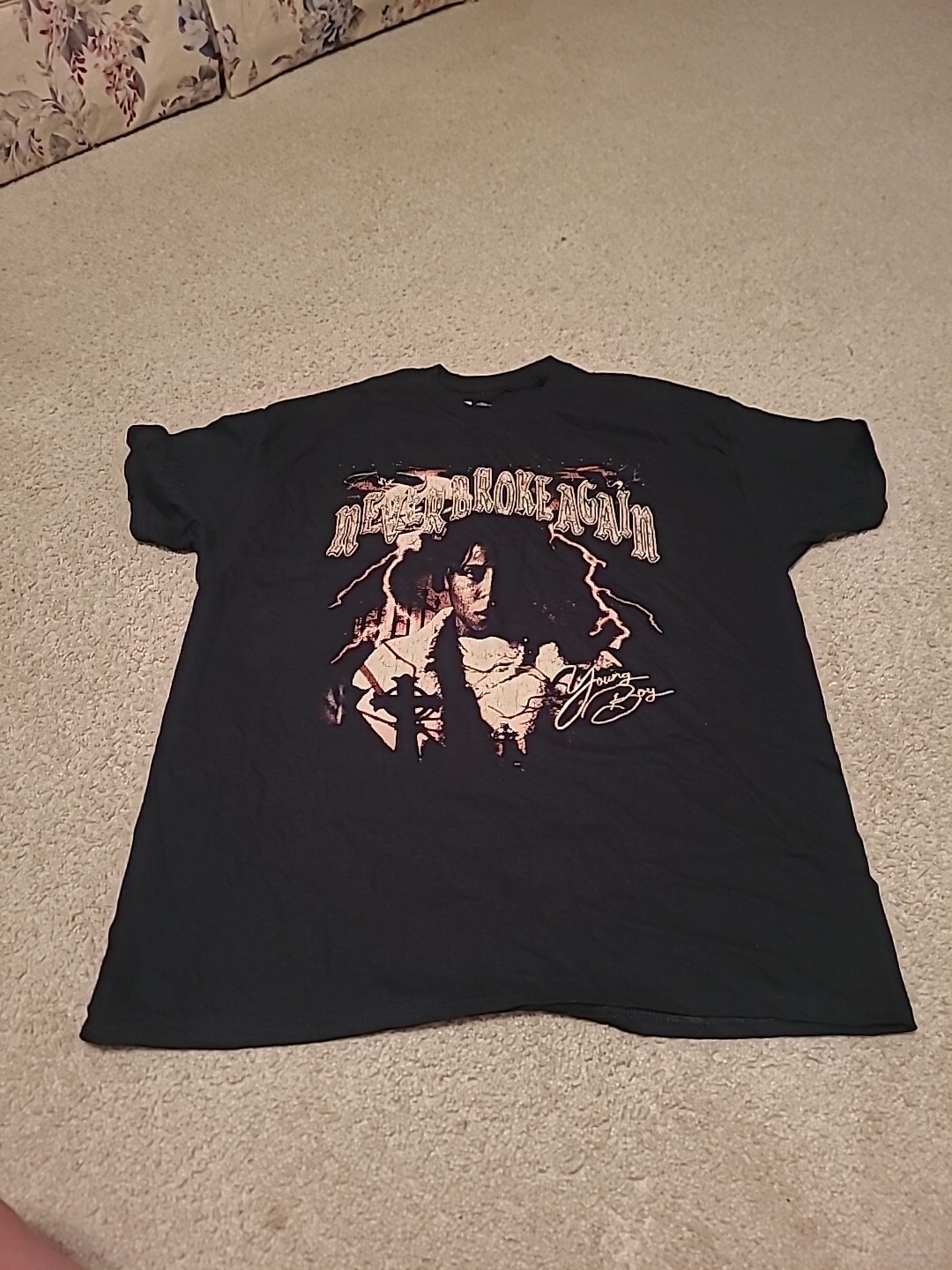 Nice Young Boy Never Broke Again Size XL T Shirt