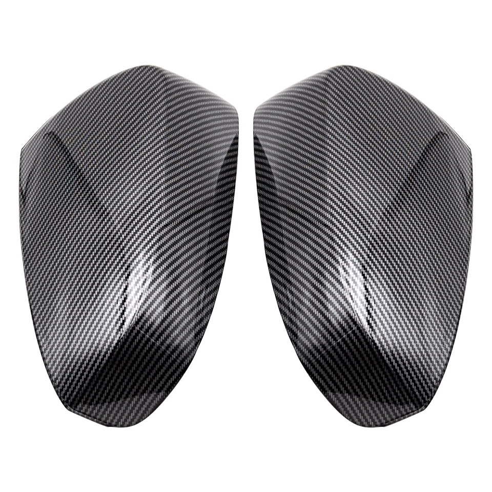 For 2007-2012 Nissan Sentra Side Wing Mirror Cap Covers Carbon Fiber Pattern — 第 4/4 张图片