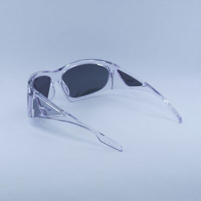 NEW GV40051I 26C GIVENCHY SUNGLASSES TRANSPARENT GREY UNISEX EYEWEAR GIVENCHY New GIVENCHY GV40051I 26C Transparent/Grey with Silver  main image 2