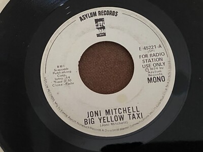 JONI MITCHELL Promo Package: Vinyl. Press kits Big Yellow