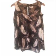 Show me Your Mumu Women's XS Cold Shoulder Feather Print Dress