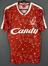 RETRO REPLICA MEN'S FC LIVERPOOL 1989/1991 SOCCER FOOTBALL SHIRT JERSEY SIZE S