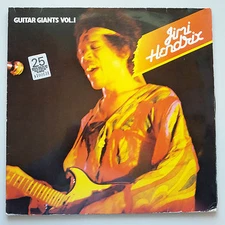 Jimi Hendrix - Guitar Giants Vol 1 2x Vinyl LP Rare Live Recordings And Covers 