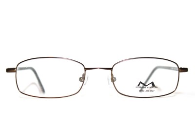 NEW MEMORY EYEWEAR TWISTER BRN BROWN FLEXIBLE METAL EYEGLASSES FRAMES 50-19-140
