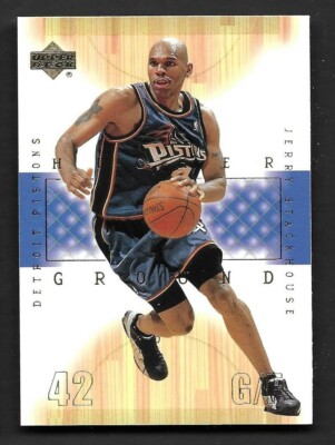 2001-02 Upper Deck Higher Ground #HG7 Jerry Stackhouse Detroit Pistons