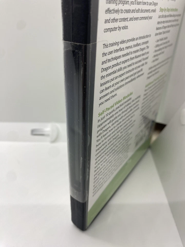 New DRAGON Naturally Speaking 12 Training Video CD - BRAND NEW - FREE SHIPPING  - Image 3 of 4