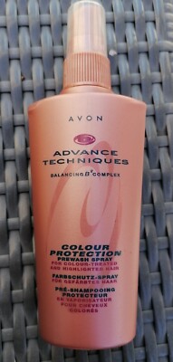 250ml Avon Advance Techniques ~ Balancing B2 Farbschutz Vorwaschspray Neu