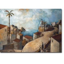 Camino Del Faro by Lourenco Gallery-Wrapped Canvas Giclee Art (16 in x 20 in)