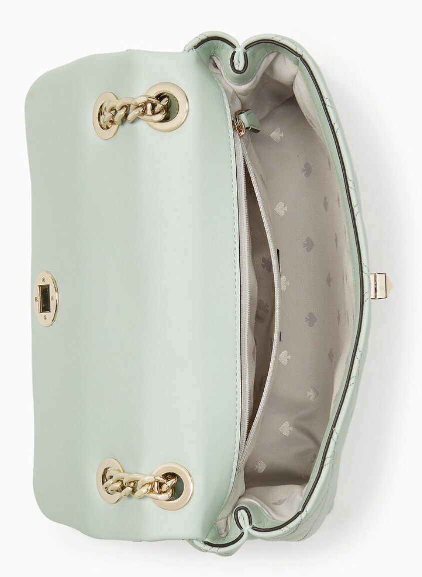 KATE SPADE NATALIA MEDIUM FLAP CROSSBODY SHOULDER CRYSTAL  display picture 1