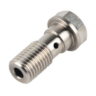 Bullone Banjo M10 X 1.00 In Acciaio Inox Con Rondelle Di Rame - Per Impianti Freno