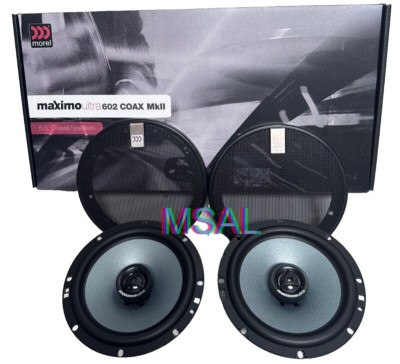 Morel Maximo Ultra 602 COAX MKII 6-1/2'' 2-Way Coaxial Speakers System COAX NEW