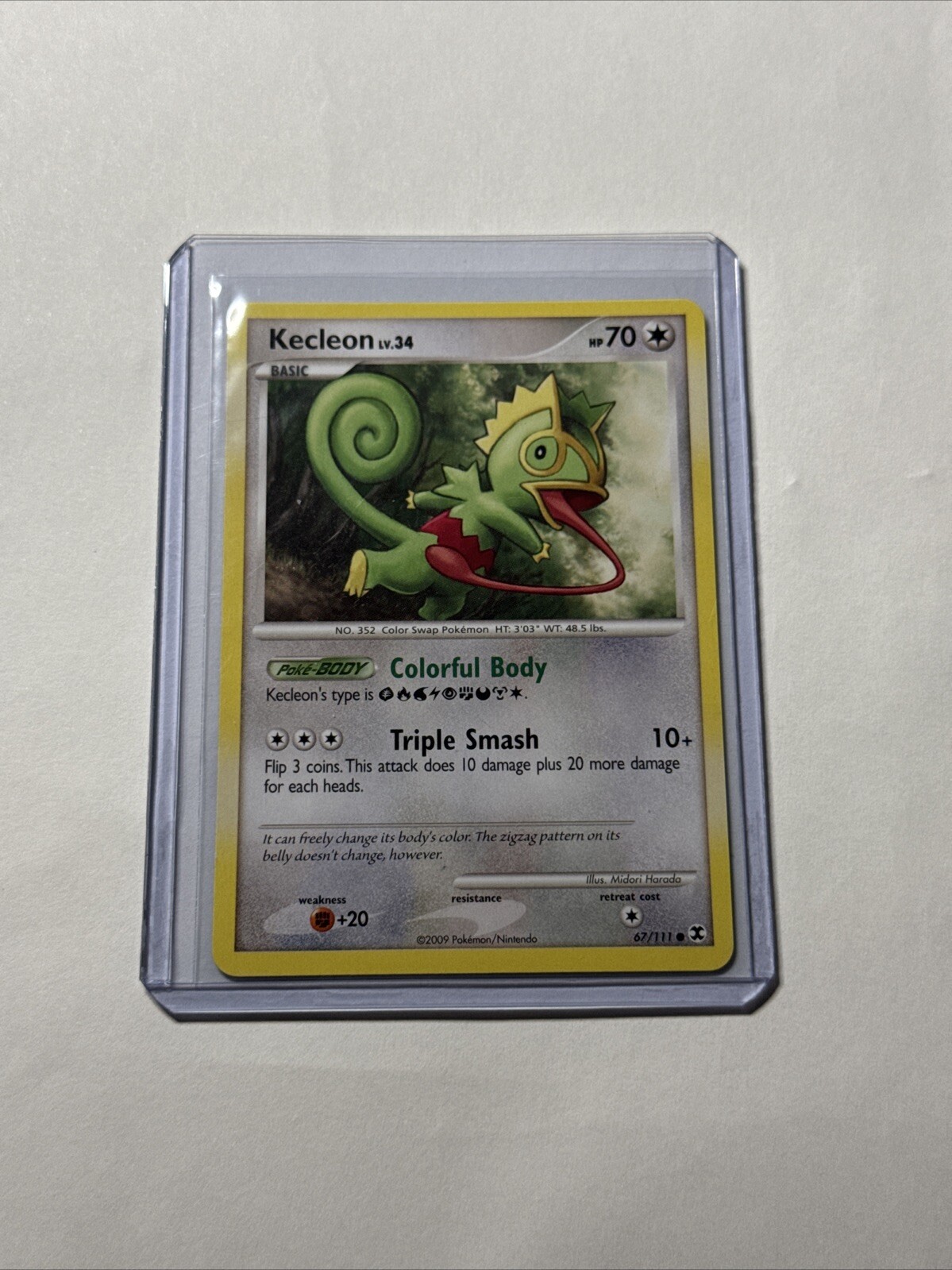 KECLEON - 67/111  -  Rising Rivals - 2009 - Common -  Pokemon Card - NM-LP