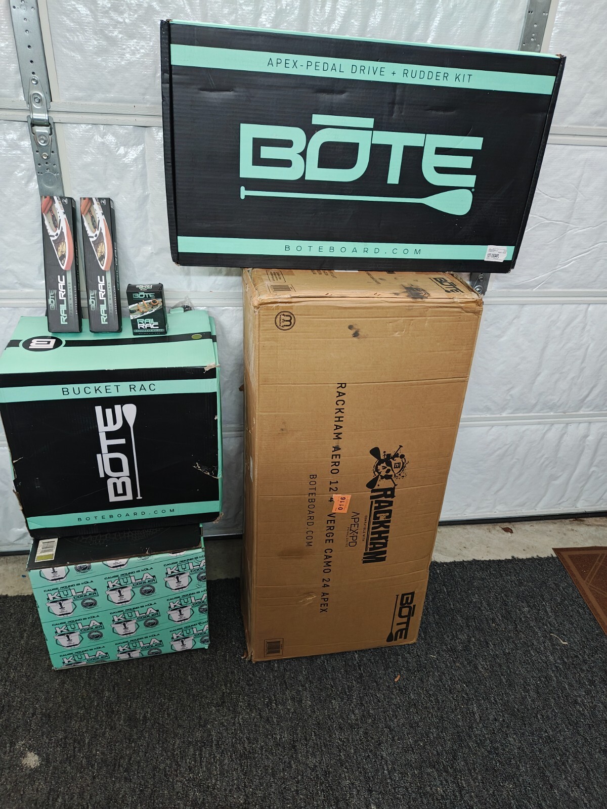 Bote Rackham Aero Inflatable Paddle Board SUP w/ APEX PEDAL DRIVE - NEW ...