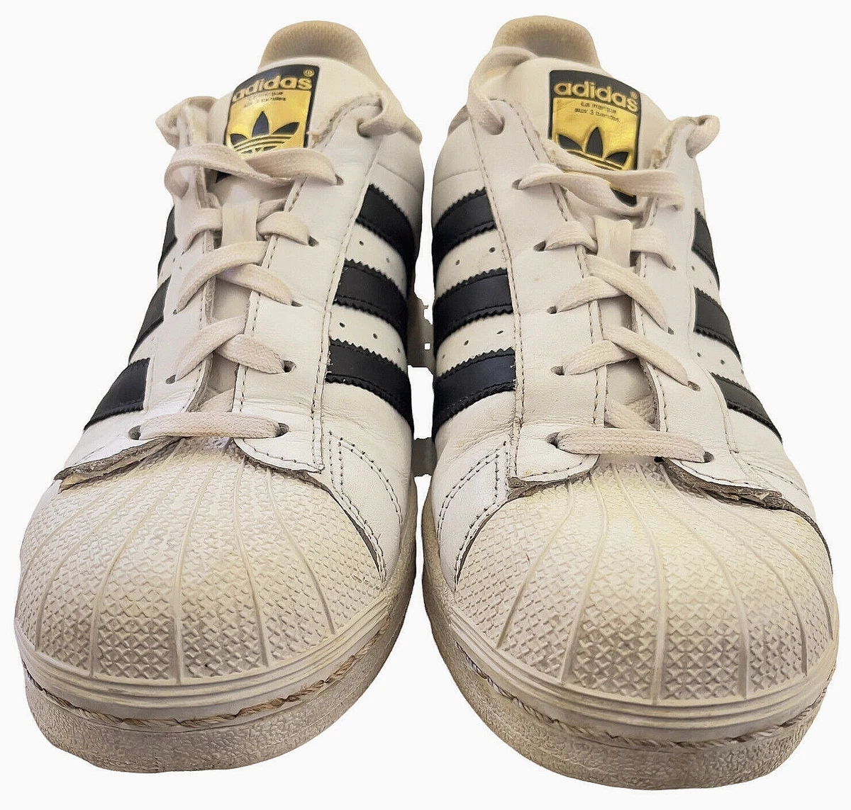 Adidas white shell store toe womens