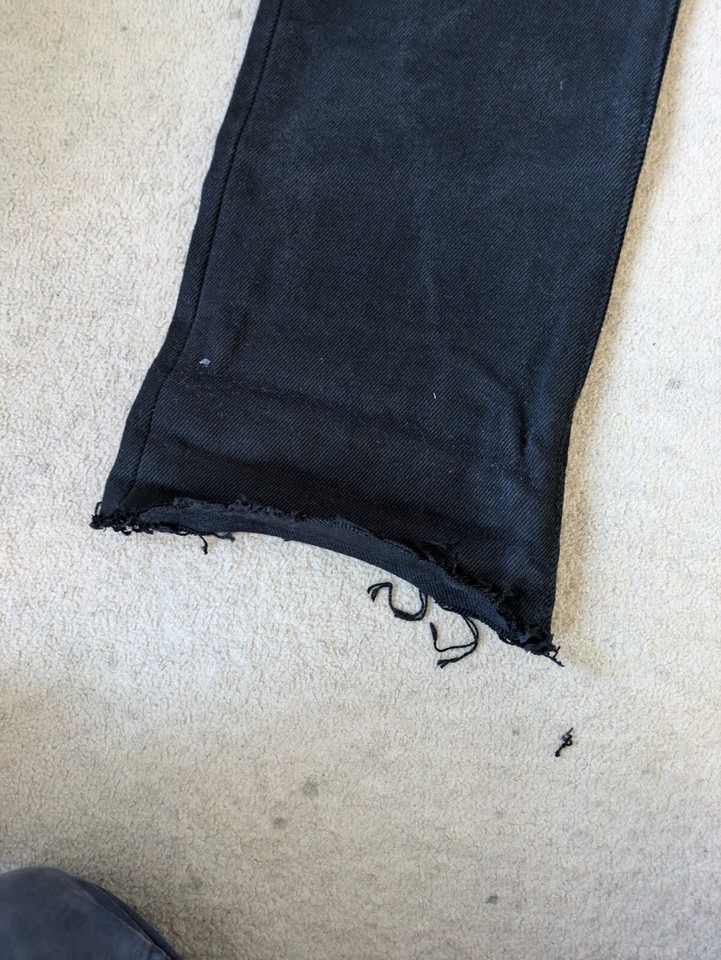 Iron Heart 9461z 21oz Black Jeans W32 eBay