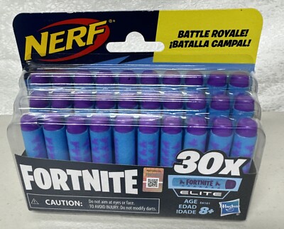Hasbro Nerf Fortnite 30X Elite Blasters Refill Foam Battle Royal New BN11