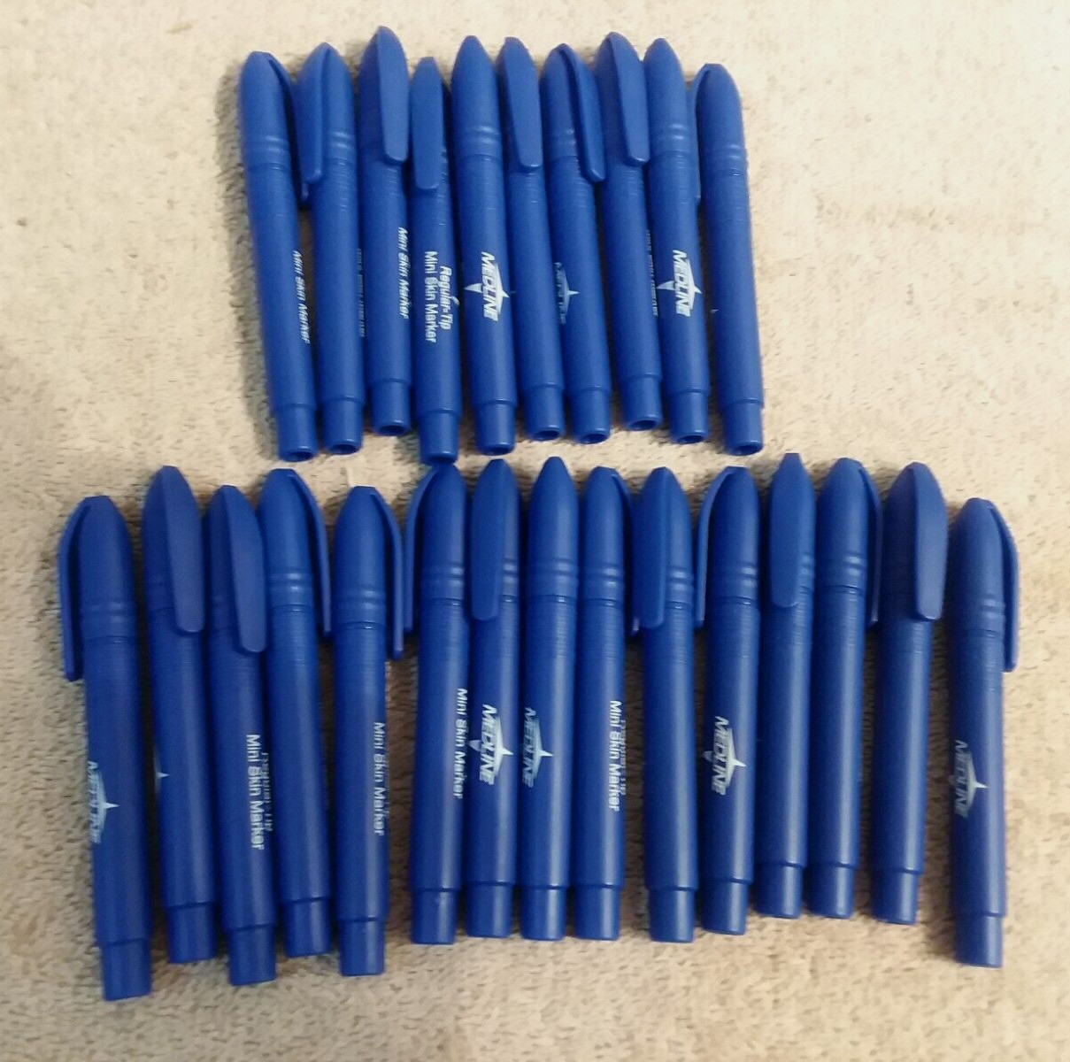 Lot Of 25 Medline Surgical Regular-Tip Mini Skin Markers 6/2