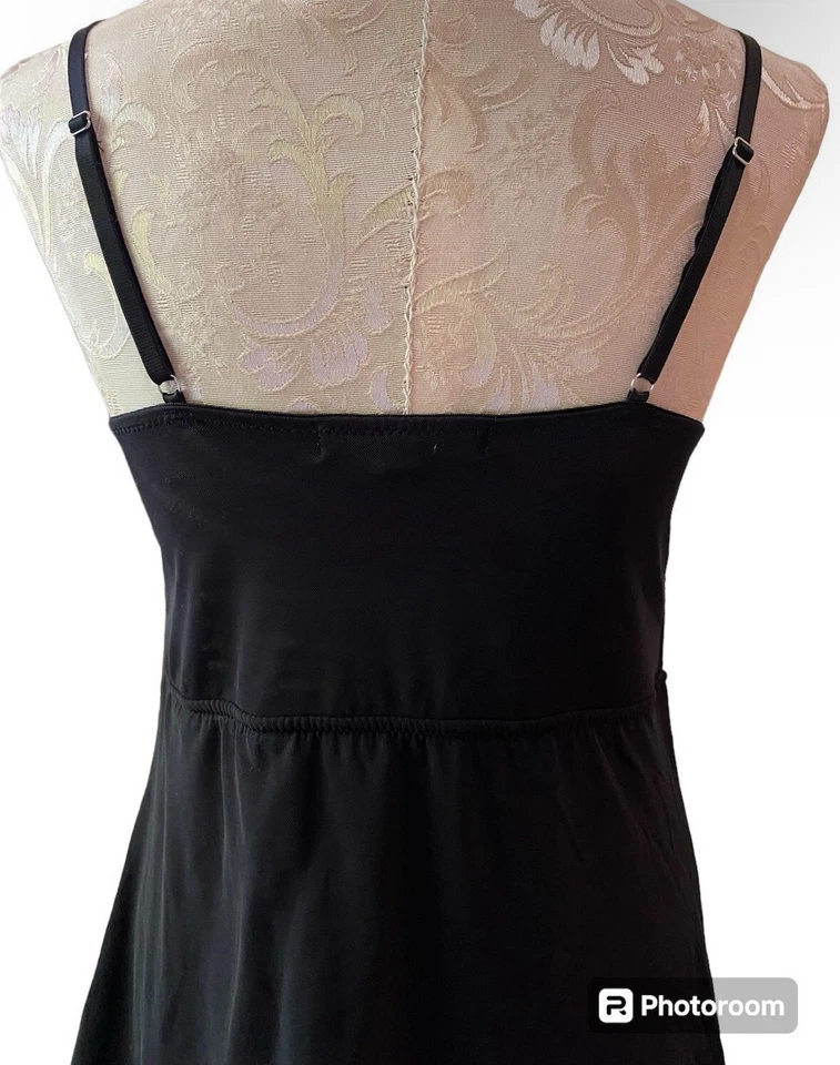 Urban Outfitters бюстье мини-платье Sz средний сексуальный черный корсет кружева сетки - Изображение 4 из 4