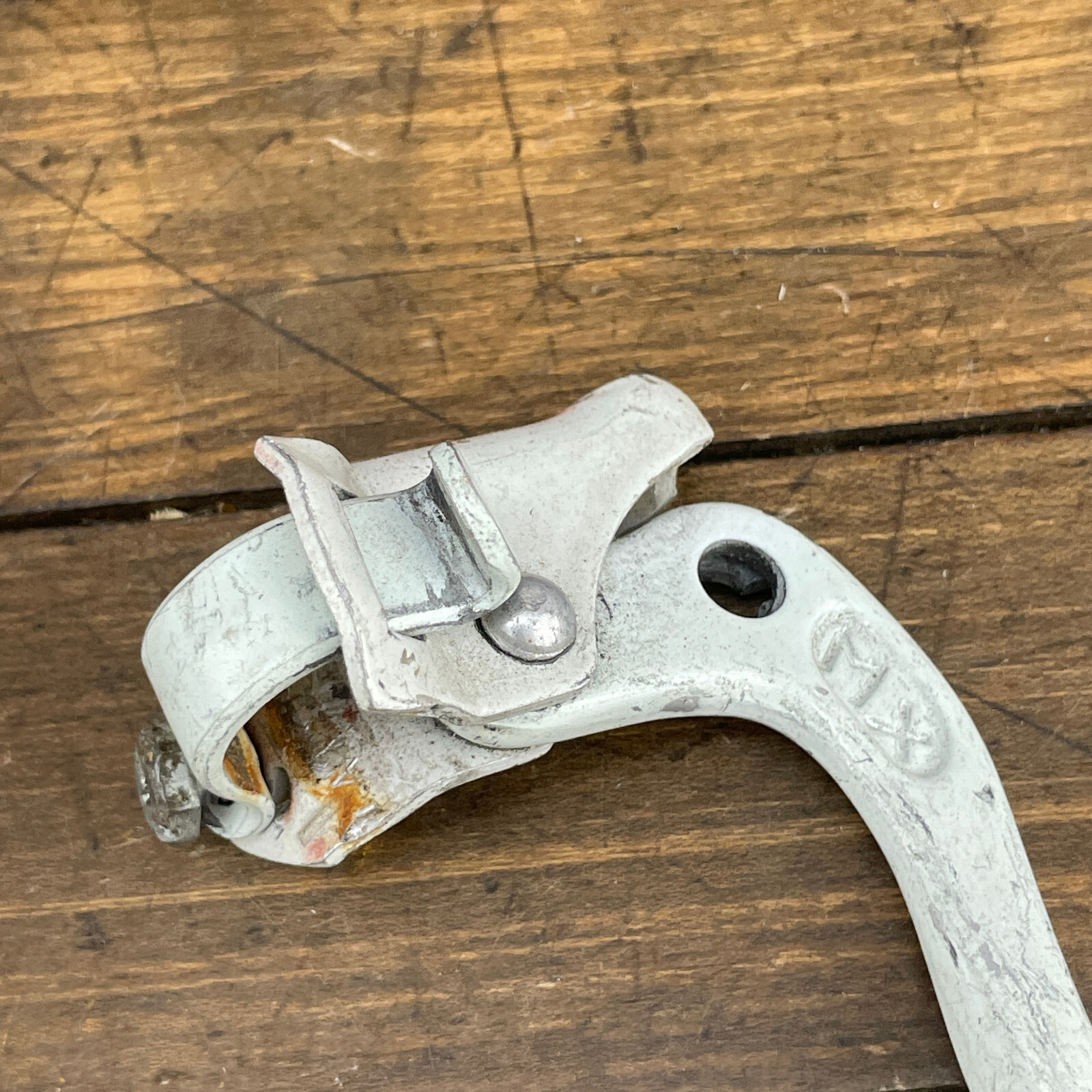 Old School BMX Brake Lever Lot 5 PARTS Vintage Levers 1 Clamp White Tech 4 A4