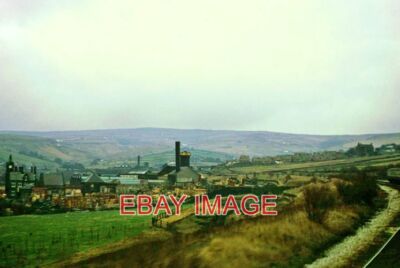 PHOTO  VIEW FROM A TRAIN 1973 THE DERELICT HUDDERSFIELD NARROW CANAL (NOW RESTOR